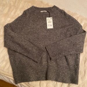 Zara Gray Knit Sweater